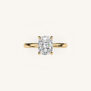 The Trelisse –Solitaire Hidden Halo Engagement Ring