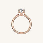Load image into Gallery viewer, The Solienne – Cathedral Solitaire Engagement Ring

