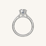 Load image into Gallery viewer, The Solienne – Cathedral Solitaire Engagement Ring
