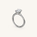 Load image into Gallery viewer, The Solienne – Cathedral Solitaire Engagement Ring
