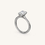 Load image into Gallery viewer, The Solienne – Cathedral Solitaire Engagement Ring

