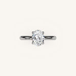Load image into Gallery viewer, The Solienne – Cathedral Solitaire Engagement Ring
