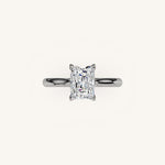 Load image into Gallery viewer, The Solienne – Cathedral Solitaire Engagement Ring
