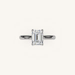Load image into Gallery viewer, The Solienne – Cathedral Solitaire Engagement Ring
