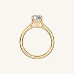 Load image into Gallery viewer, The Solienne – Cathedral Solitaire Engagement Ring
