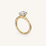 Load image into Gallery viewer, The Solienne – Cathedral Solitaire Engagement Ring
