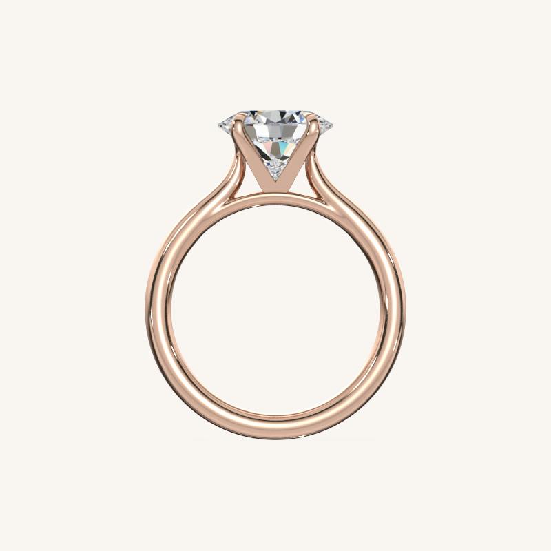 The Solienne – Cathedral Solitaire Engagement Ring (E-W)