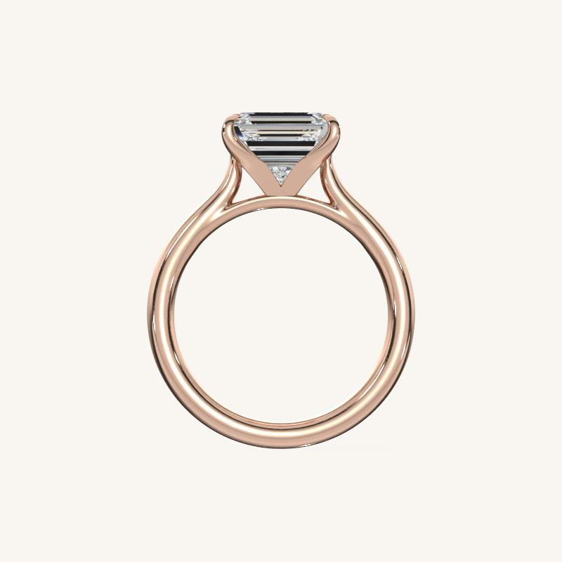 The Solienne – Cathedral Solitaire Engagement Ring (E-W)