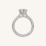 Load image into Gallery viewer, The Solienne – Cathedral Solitaire Engagement Ring (E-W)
