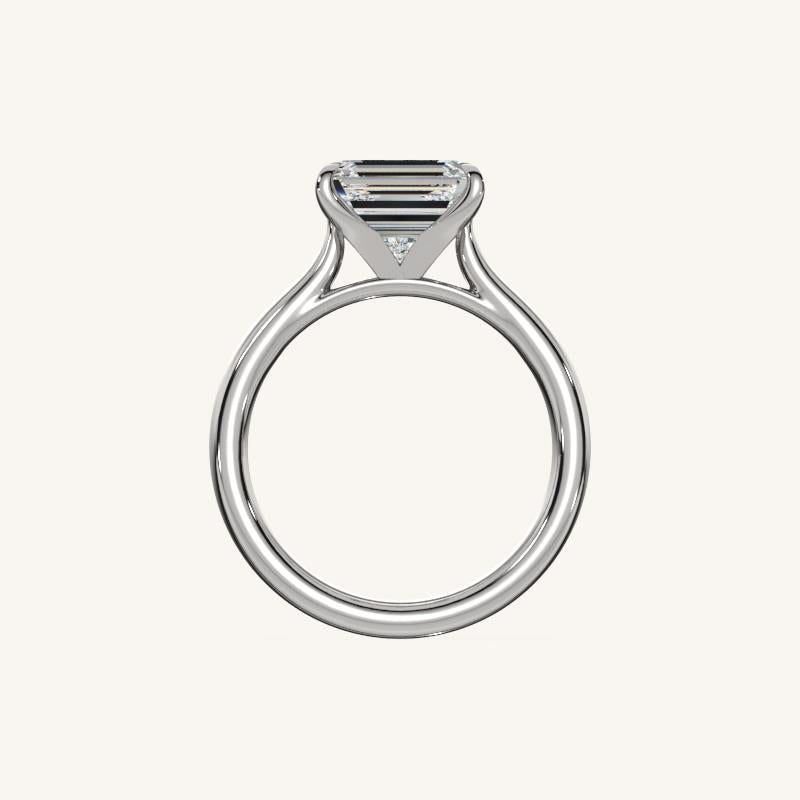 The Solienne – Cathedral Solitaire Engagement Ring (E-W)