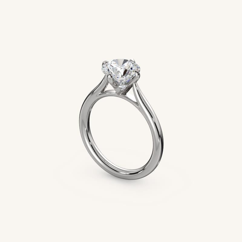 The Solienne – Cathedral Solitaire Engagement Ring (E-W)