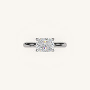 The Solienne – Cathedral Solitaire Engagement Ring (E-W)