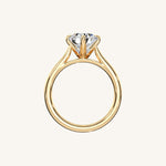 Load image into Gallery viewer, The Solienne – Cathedral Solitaire Engagement Ring (E-W)
