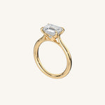 Load image into Gallery viewer, The Solienne – Cathedral Solitaire Engagement Ring (E-W)
