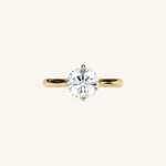 Load image into Gallery viewer, The Solienne – Cathedral Solitaire Engagement Ring (E-W)
