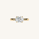 Load image into Gallery viewer, The Solienne – Cathedral Solitaire Engagement Ring (E-W)
