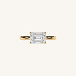 Load image into Gallery viewer, The Solienne – Cathedral Solitaire Engagement Ring (E-W)
