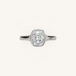 Load image into Gallery viewer, The Lunea – Floating Bezel Solitaire Engagement Ring
