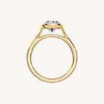 Load image into Gallery viewer, The Lunea – Floating Bezel Solitaire Engagement Ring
