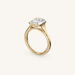 Load image into Gallery viewer, The Lunea – Floating Bezel Solitaire Engagement Ring
