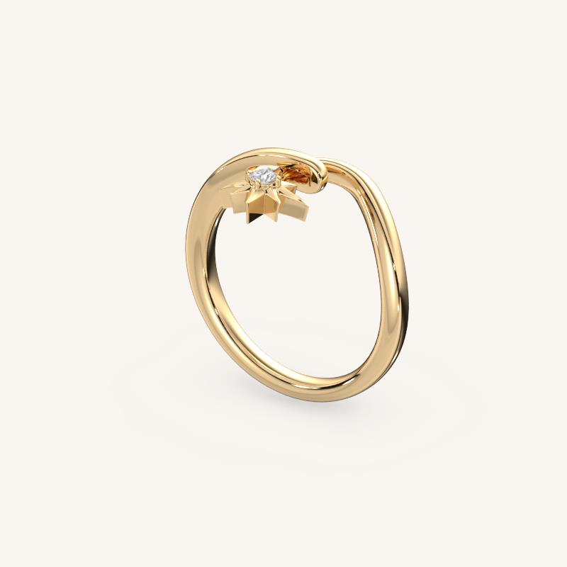 The Noria – North Star-Inspired Celestial Ring