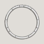 Load and play video in Gallery viewer, The ZigZag 9 Diamond Band
